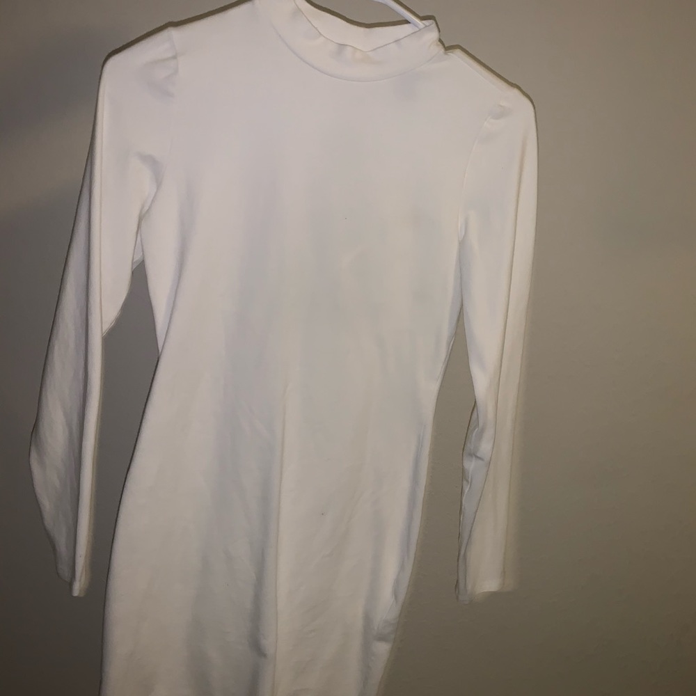 F21 white mini dress